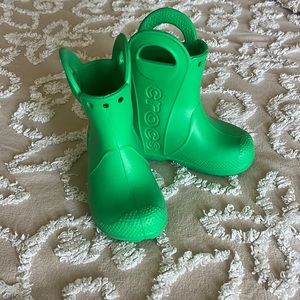 NWOT Croc Rain Boots Toddler size c6